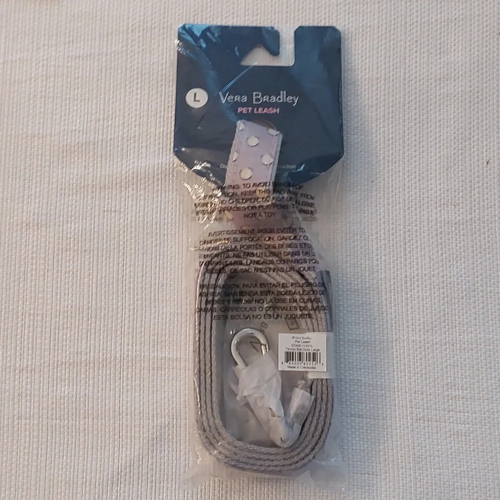 Vera Bradley Recycled Lighten Up Water-Repellent Pet Leash
